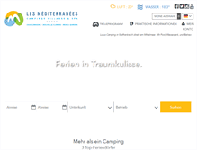 Tablet Screenshot of de.lesmediterranees.com