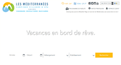 Desktop Screenshot of lesmediterranees.com